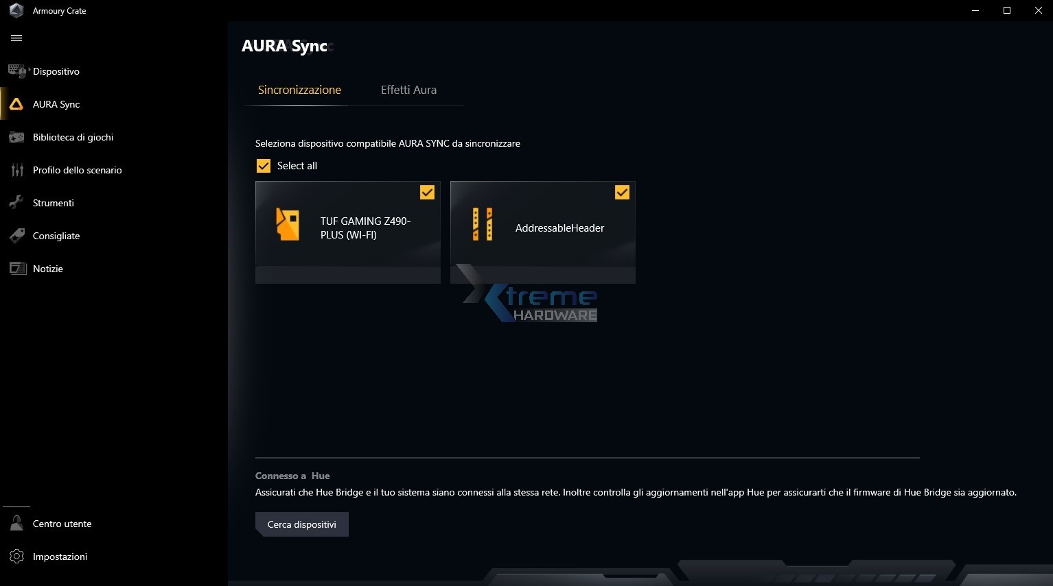 ARMOURY CRATE AURA SYNC 0 180e4