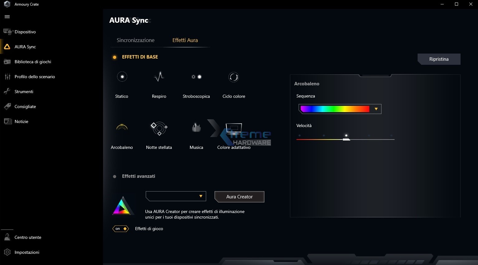 ARMOURY CRATE AURA SYNC 1 e169f