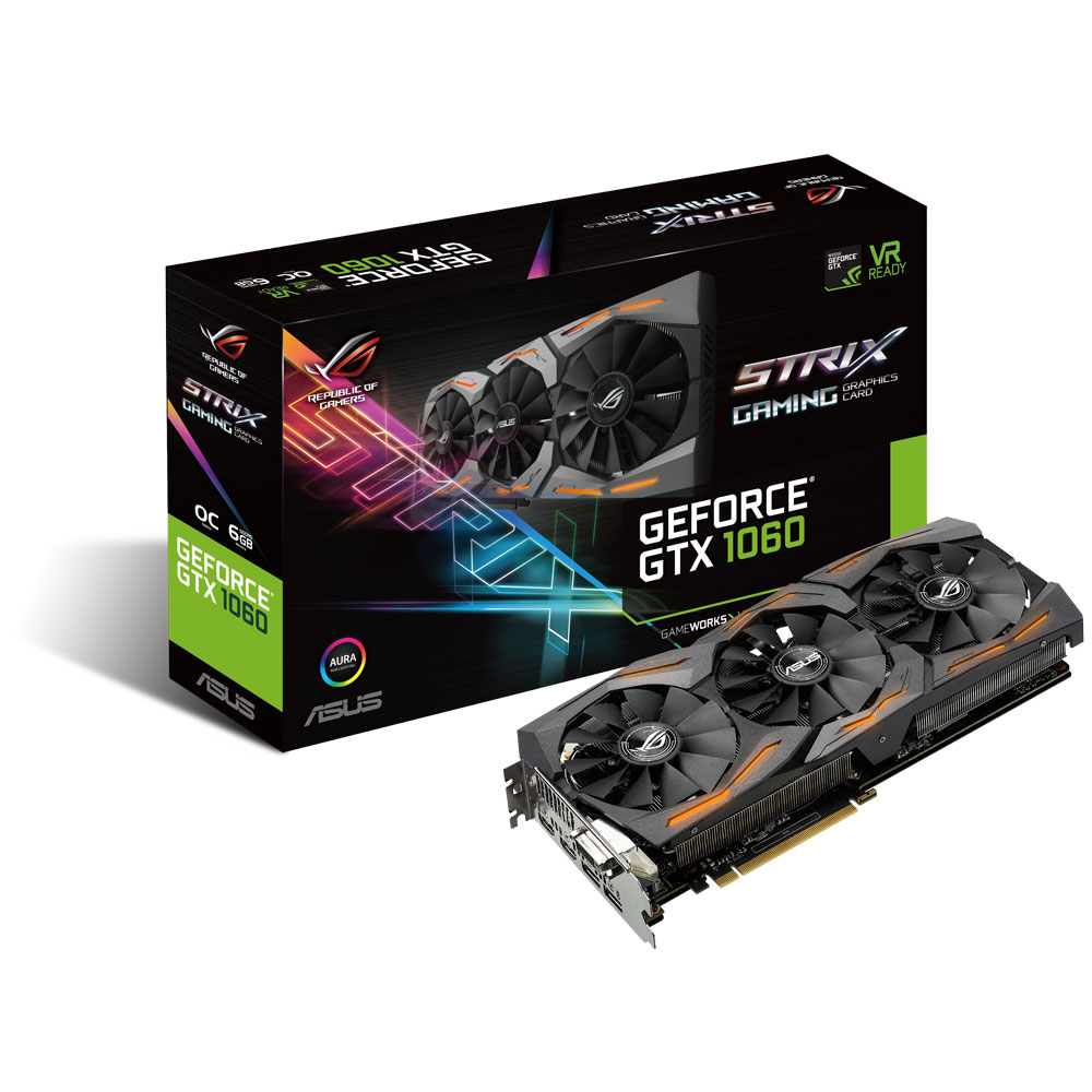STRIX GTX1060 O6G GAMING box vga